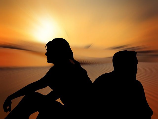 2 person under sunset