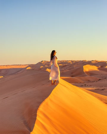 girl in the desert